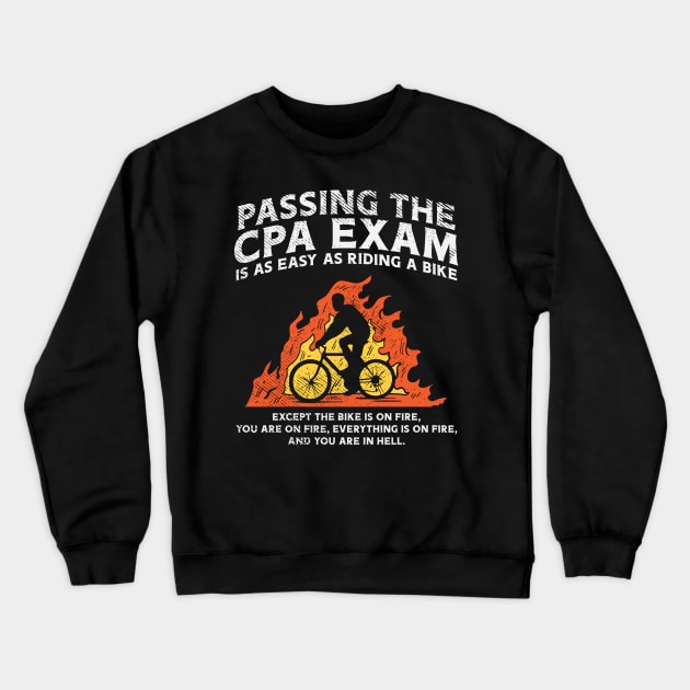 Cpa Exam Crewneck Sweatshirt by maxdax